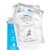 Two Intense Recovery Treatment Masks in silver pouches stacked on the back of the blue and white 4-pack carton against a white background.